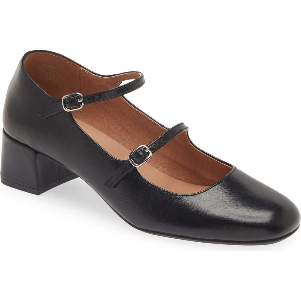 Madewell Nettie Mary Jane Block Heels